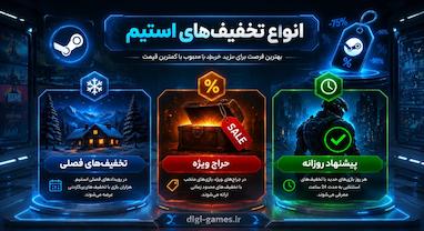 تخفیف‌های استیم چیست؟ راهنمای کامل خرید بازی از Steam با بهترین قیمت
